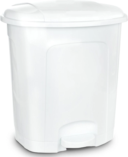 Kunststoff-Treteimer 50 l, weiß