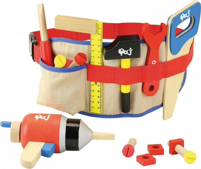 Jeujura Ceinture à outils pour le coffret de construction des petits bricoleurs