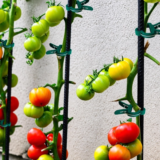 Stable support for tomatoes and climbing plants