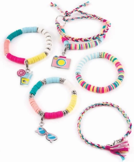 Trendy bracelets with charms