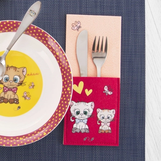 Adorable design pour enfants avec chatons