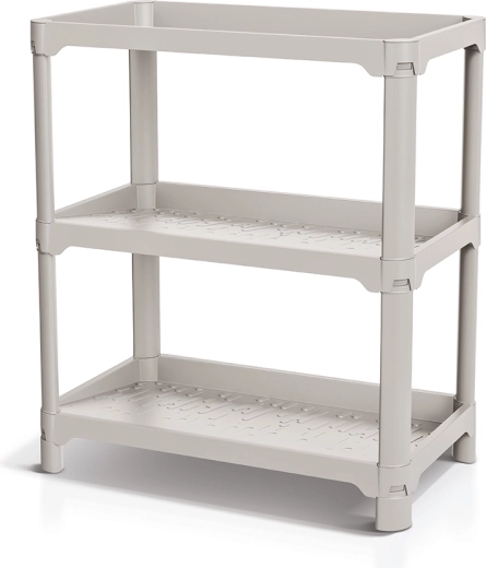 Étagère à chaussures NUBBY RACK, brun clair