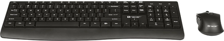 Full-size keyboard with wrist rest