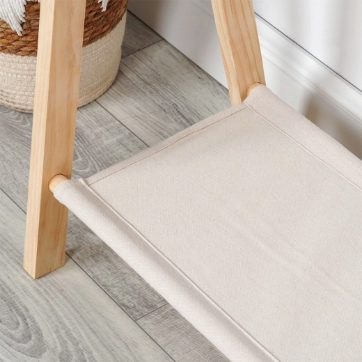 Practical bottom shelf for shoes and accessories