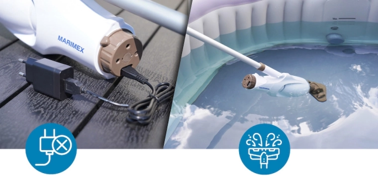 Nettoyage sans fil avec capteur d’eau automatique
