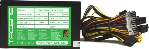 Efficient and stable 550 W power