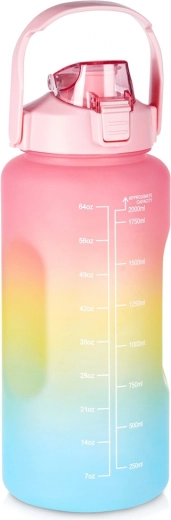 Vilde Regenbogen-Wasserflasche 2 l