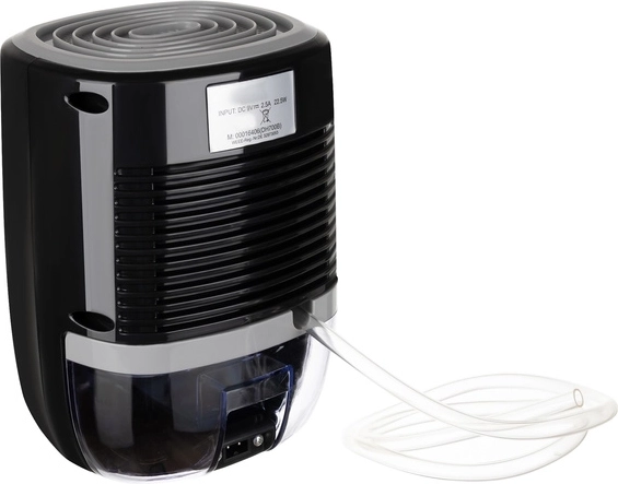 800 ml tank, automatic shut-off, and drain hose