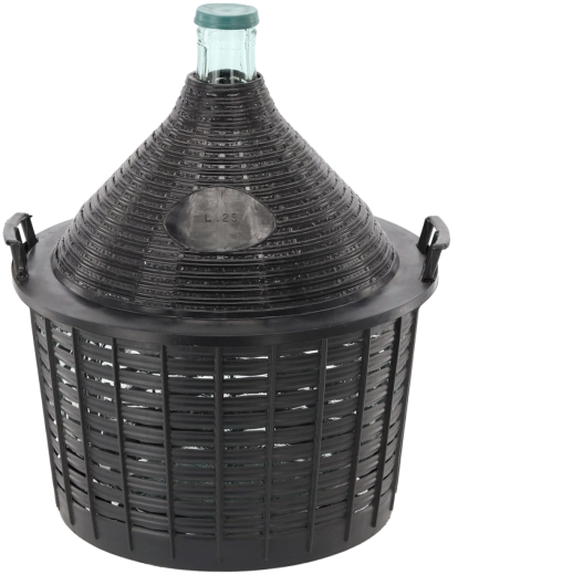 Carboy in basket 25 l