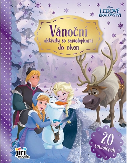 Activités de Noël avec autocollants statiques pour fenêtre – La Reine des Neiges