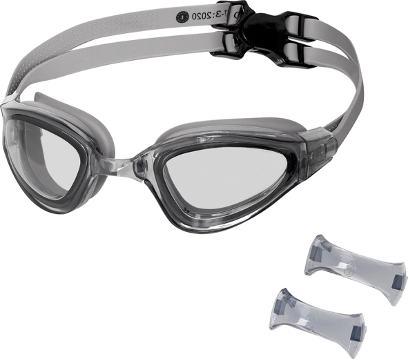 Lunettes de natation NILS Aqua avec traitement anti-buée, gris