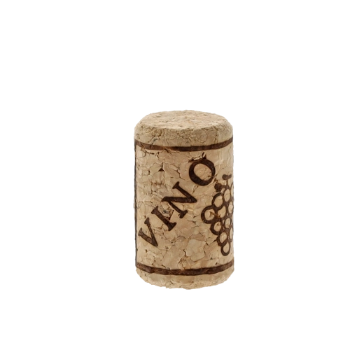 Natuurlijke gewalste kurk 23 × 38 mm voor flessen