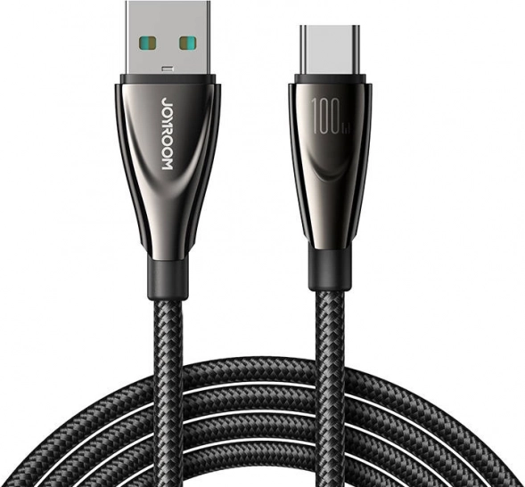JOYROOM-Kabel USB-A auf USB-C 100 W, 1,2 m, schwarz