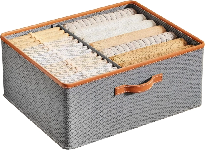 Clear compartments for quick sorting