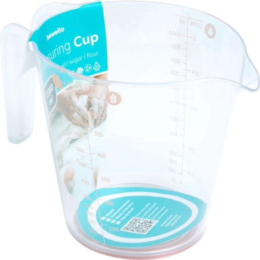 Kunststoff-Messbecher in Becherform, 1 l