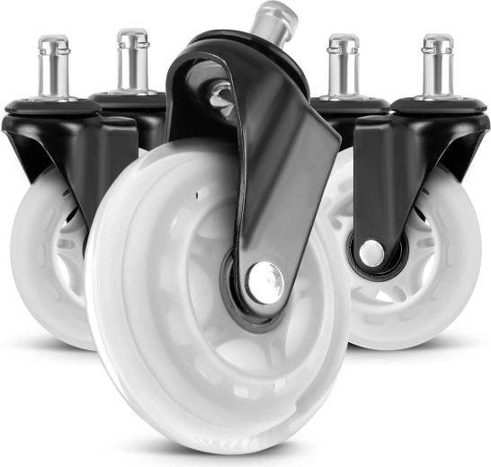 Sofotel transparent rubber casters for office chairs