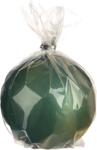 Matte Metallic Green Ball Candle 8 cm