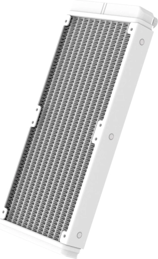High cooling performance: 240mm radiator and copper base