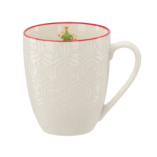 Stijlvol reliëf en rode rand