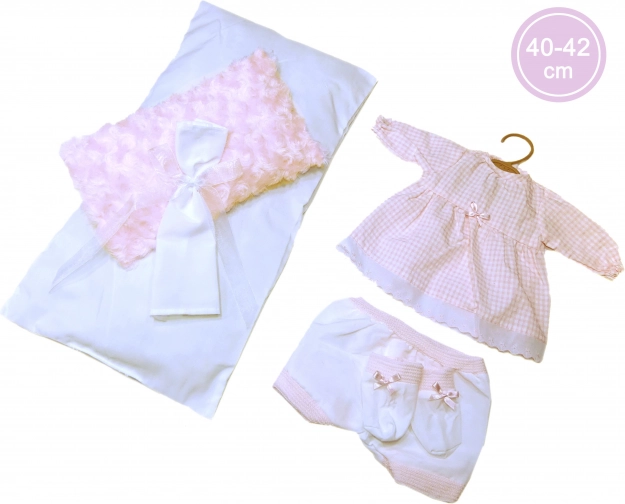 Kleding voor pop New Born Llorens 40-42 cm
