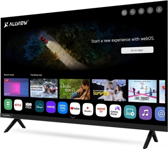 webOS intelligent avec applications populaires