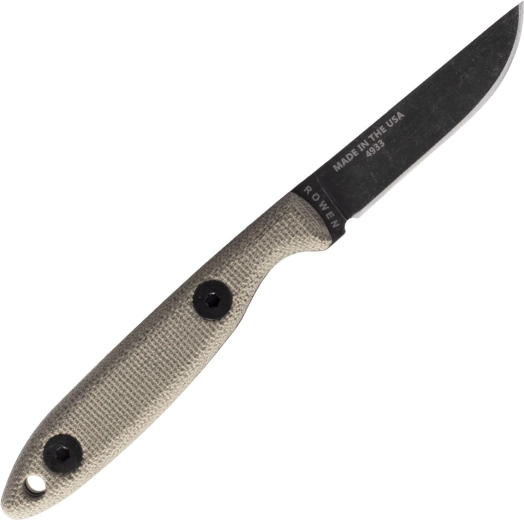 Ergonomic micarta handle for a secure grip