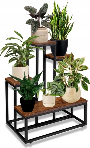 RENEW FORCE loft plant stand with 4 shelves
