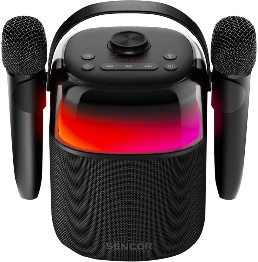 Sencor draagbare Bluetooth-karaokeluidspreker met draadloze microfoons