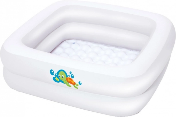 Bestway opblaasbaar babybadje en zwembad 2-in-1 BABY STEP 1-2-3 (86 × 86 cm)