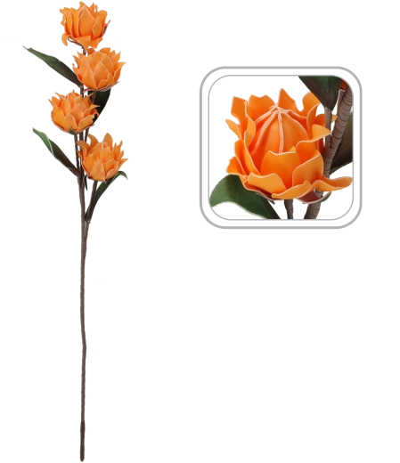 Realistic flowers and natural details
