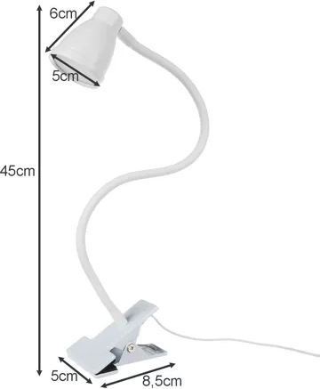 Flexible neck with 360° adjustment