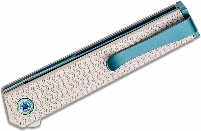 Getextureerde aluminium handgreep en pocketclip