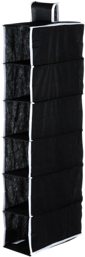 6 shelves for tidy organization