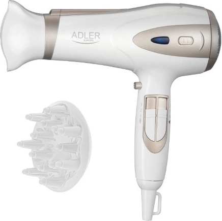 Sèche-cheveux Adler avec ionisation et diffuseur