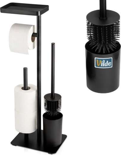 Brosse WC à poils en silicone pour un entretien plus facile