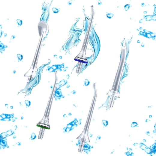 Five attachments for complete hygiene