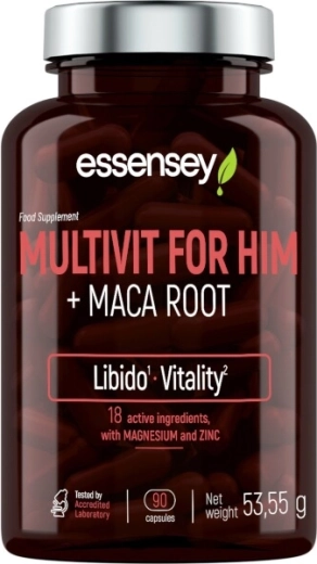 Essensey multivitamins for men with maca 90 capsules
