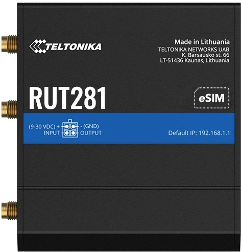 Teltonika RUT281 industriële mobiele router - 1 stuk