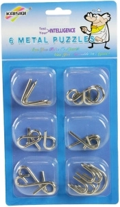 Casse-têtes en métal – set de 6 pcs