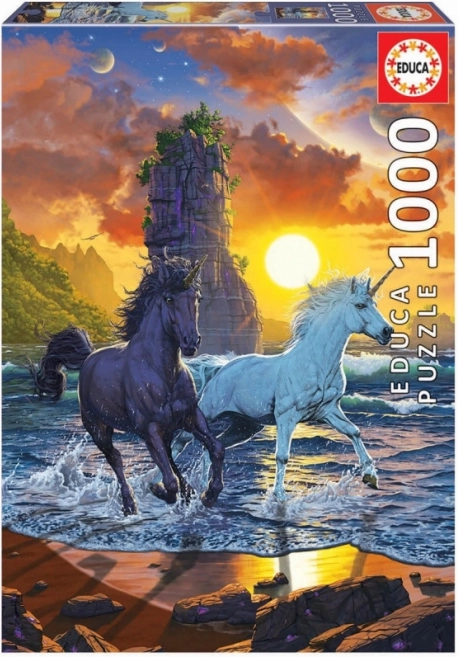 EDUCA Unicorns on the Beach – 1000-Piece Puzzle