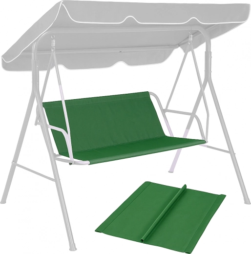 Seat Cushion for Garden Swing 127x100 cm Green