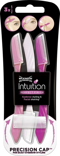 Wilkinson Intuition Perfect Finish Augenbrauen-Formerrasierer 3 Stk.