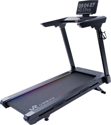 UREVO CyberMega electric treadmill black