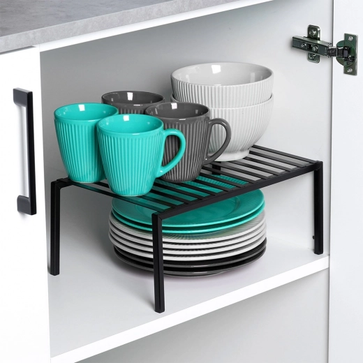 Creates two levels of storage space