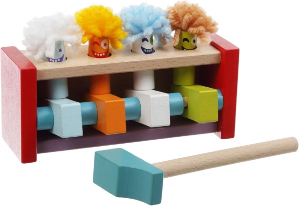 CUBIKA hamertafel met springende clowns