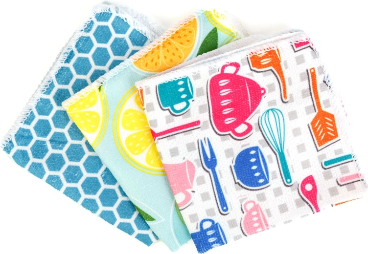 Chiffons en microfibre 30 × 30 cm, 3 pièces