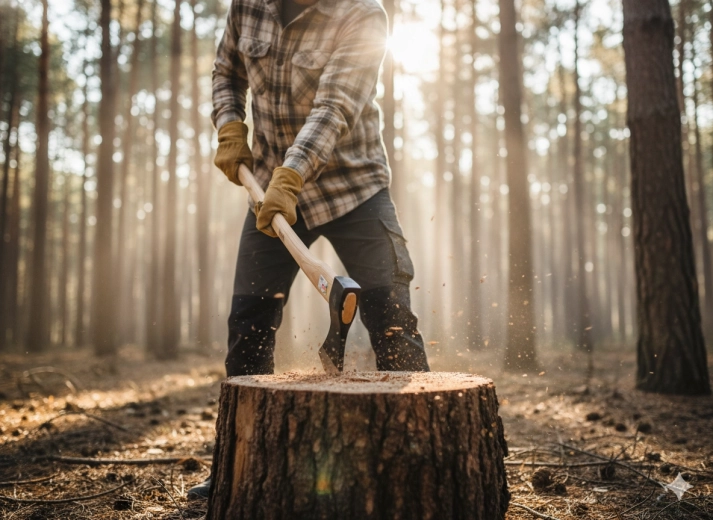 Comfortable ash handle