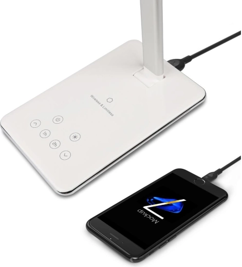 Recharge sans fil Qi et sortie USB