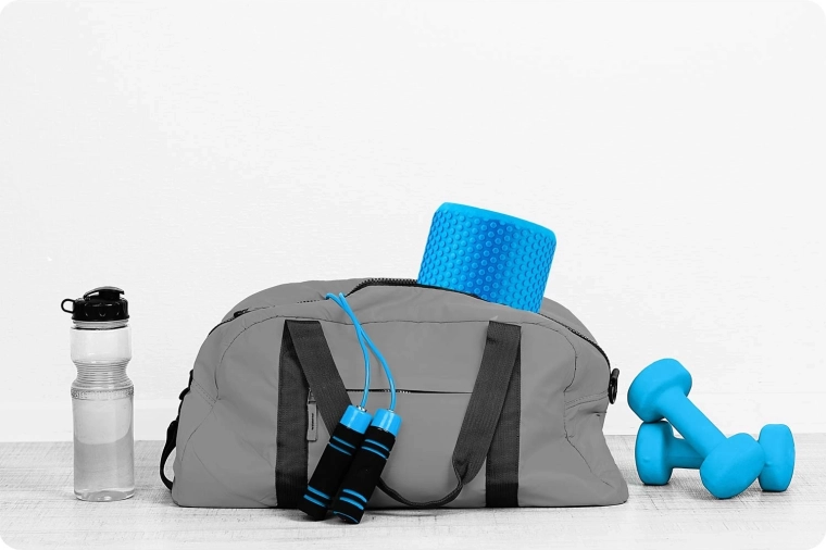 Compact formaat voor onderweg en in de sportschool