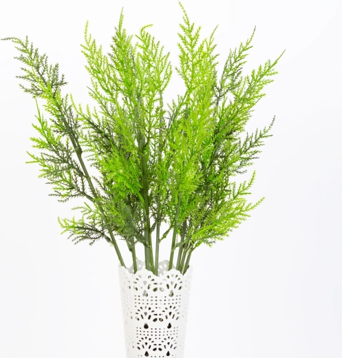 Künstliche Steckpflanze grün 9 × 45 cm